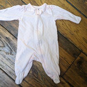 Footed Cotton Onesie